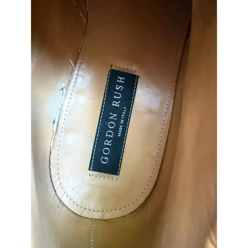 Gordon Rush Brown Leather Boots Size 8